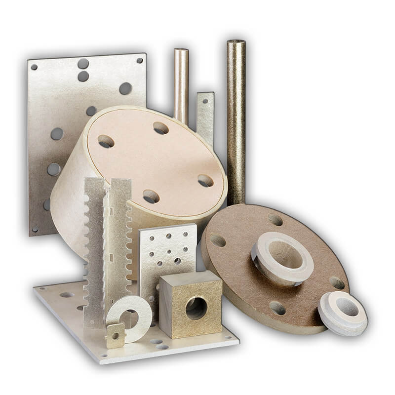 Mica tooled parts
